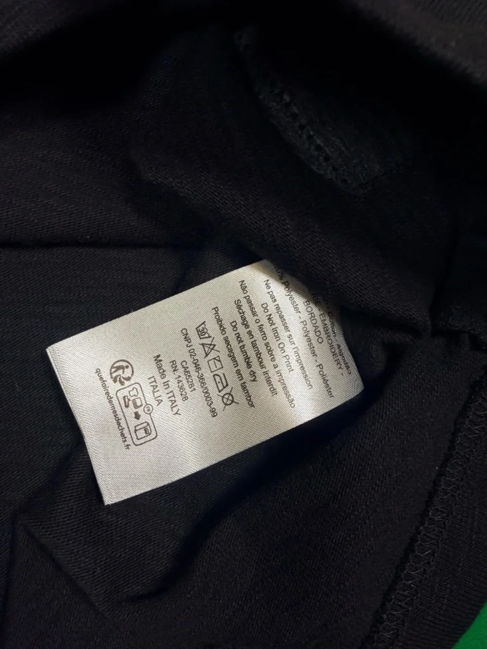 DIOR MEN'S 47 BLACK LEWIS HAMILTON EDITION T-SHIRT SIZE XLARGE REGULAR EXCELLENT - Picture 10 of 10